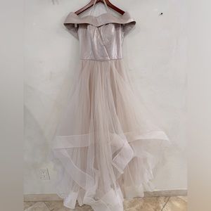 Gorgeous formal dress, special fabrics and colors